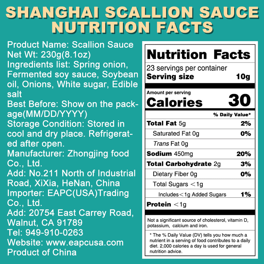 Shanghai Scallion Sauce