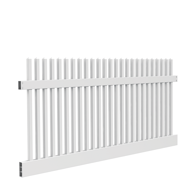 EAPC Tonish Vinyl Picket Fence with Straight Top