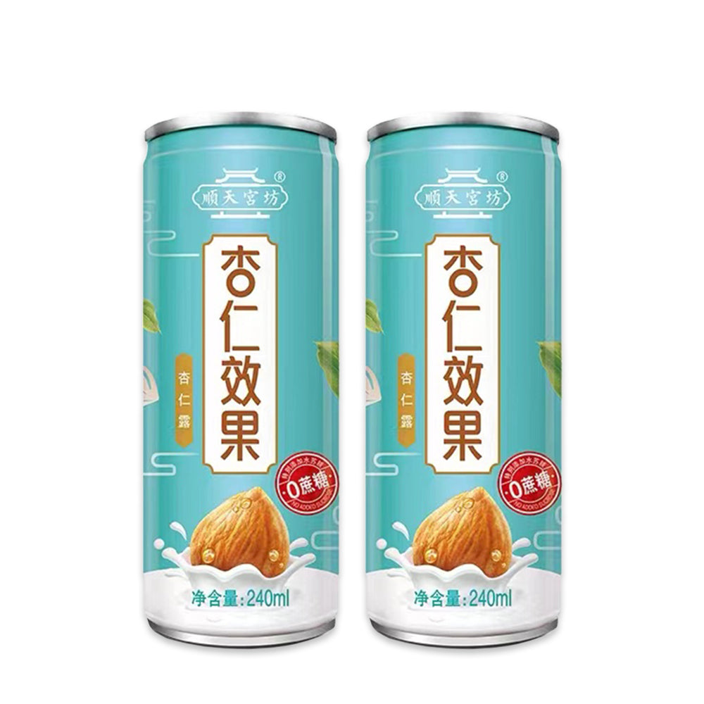 EAPC Apricot Kernel Beverage(sugar free)*2 顺天宫坊杏仁效果无糖2罐