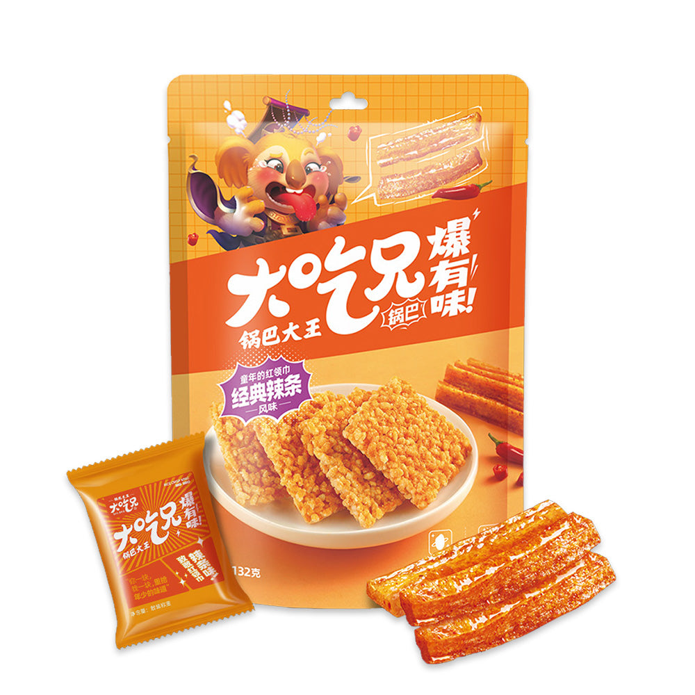 EAPC Spicy Flavor Sticky Rice Cracker 大吃兄经典辣条味